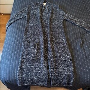 Caslon Nordstrom Women’s Long Sleeve Cardigan Size Small Black New & Unworn